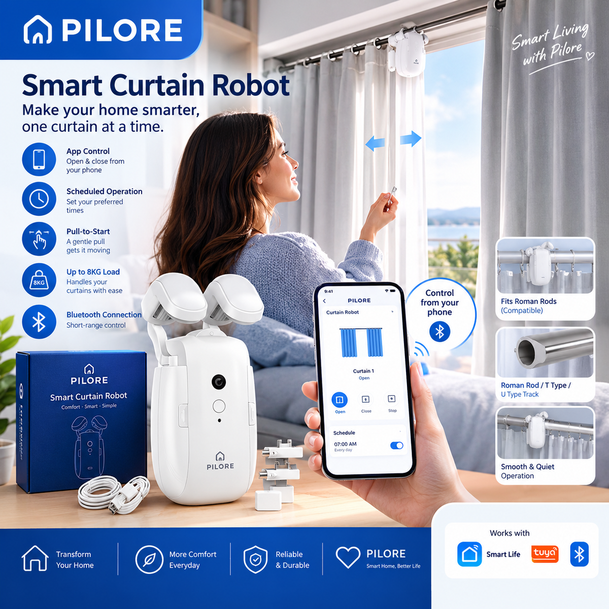 PILORE™ CurtainGlide