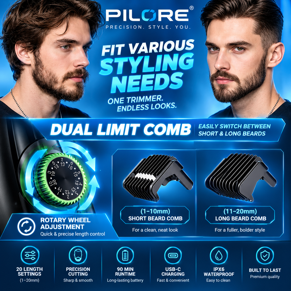 PILORE™ Vacuum Hair Clipper