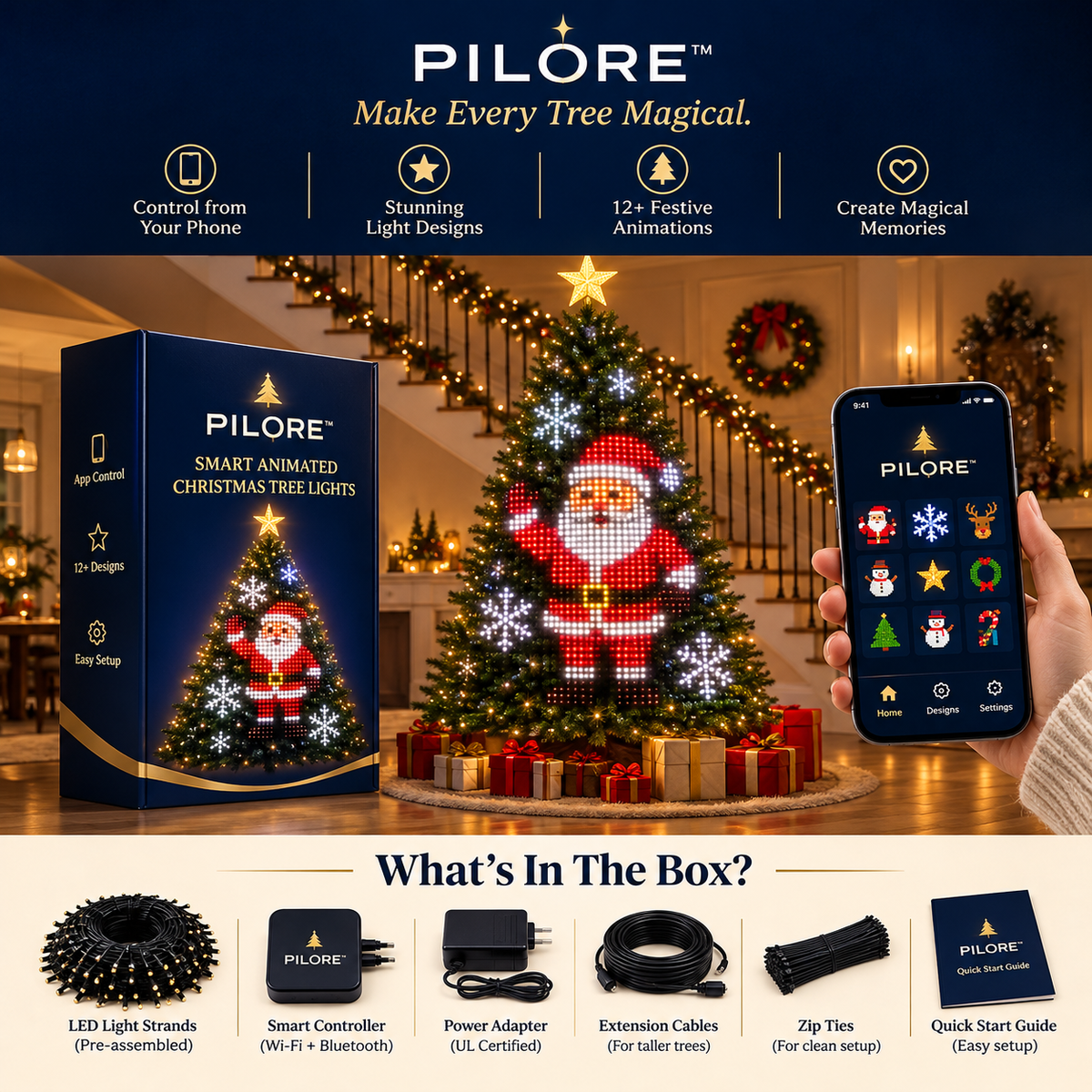 PILORE™ SmartTreeLED