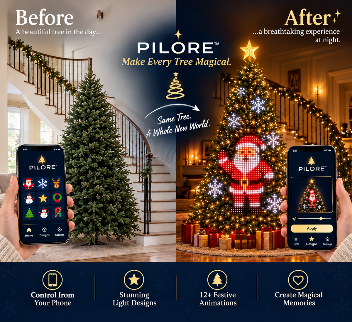 PILORE™ SmartTreeLED