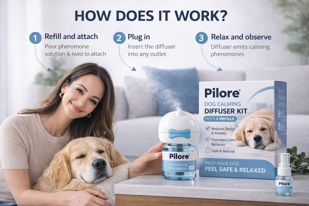 Pilore™ Dogs Calming Diffuser Kit