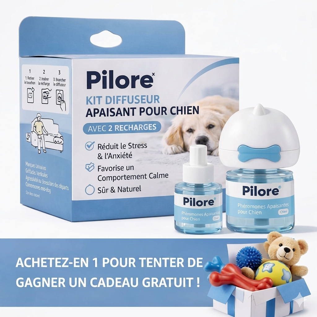 PILORE Kit diffuseur apaisant pour chiens