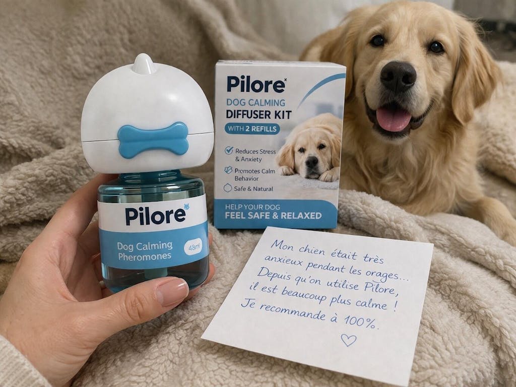 PILORE Kit diffuseur apaisant pour chiens