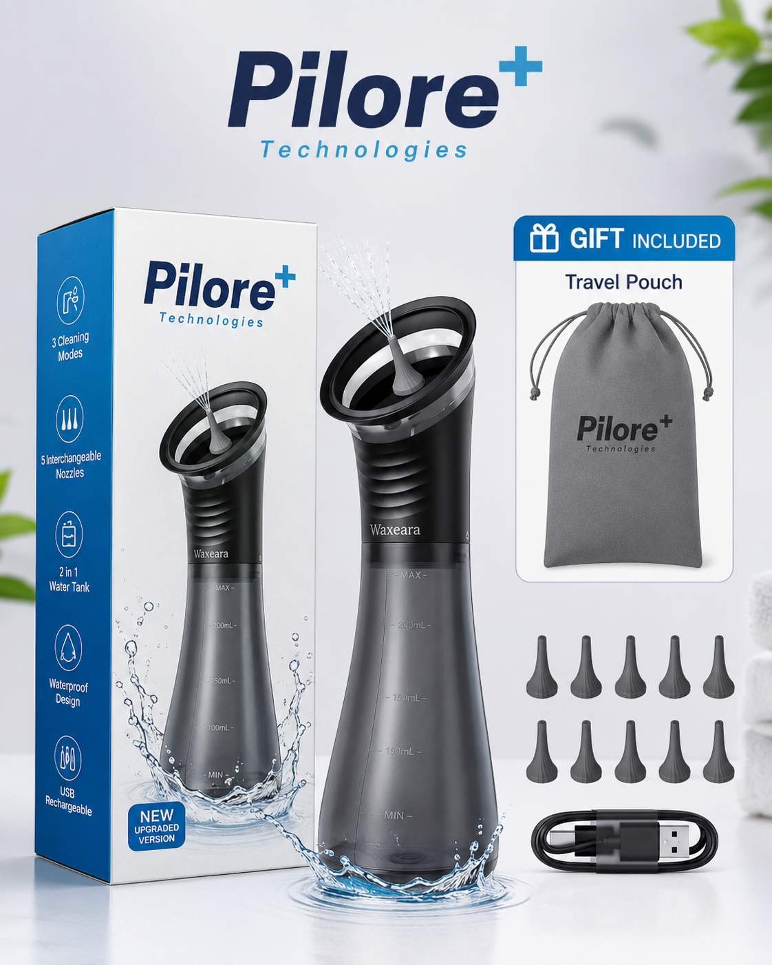 PILORE™ Electric Ear Cleaning Irrigator