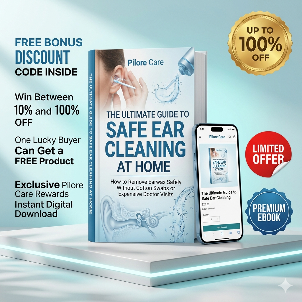 The Ultimate Guide to Safe Ear Cleaning at Home | Premium Pilore Care Ebook + Exclusive 10–100% OFF Discount Code