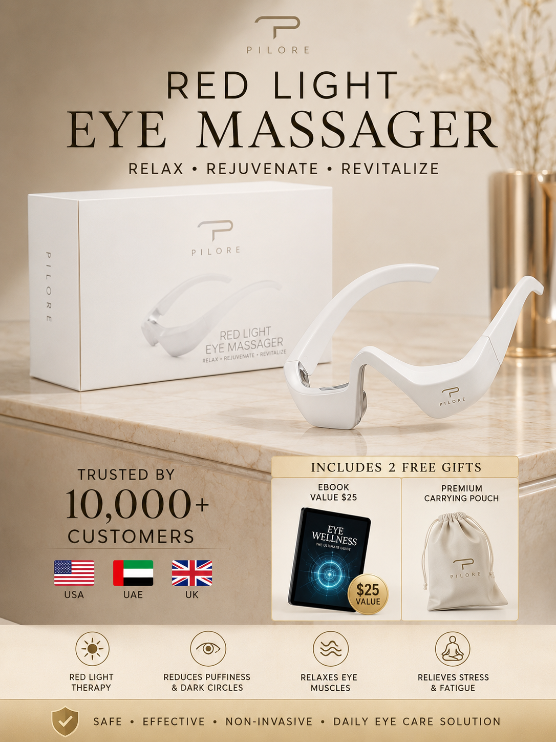 Red Light Eye Massager