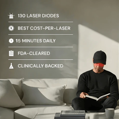 Red Light Therapy for Hair Fast Growth Cap