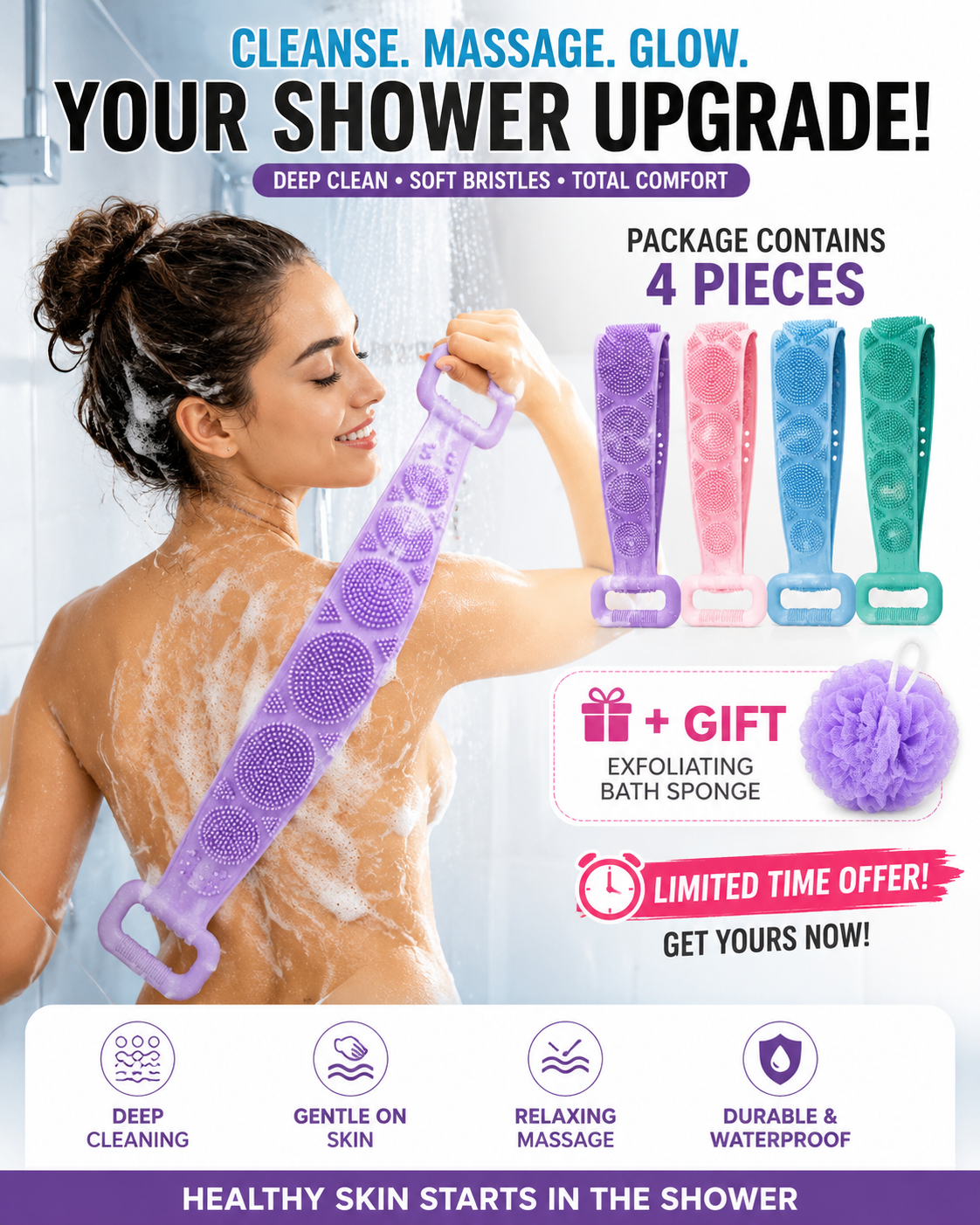 Body Sponge Silicone