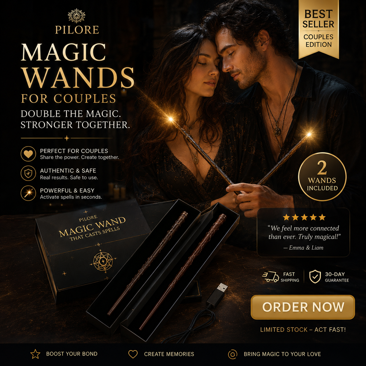 Meet PILORE™ FlameWand, the modern way to create unforgettable magic moments