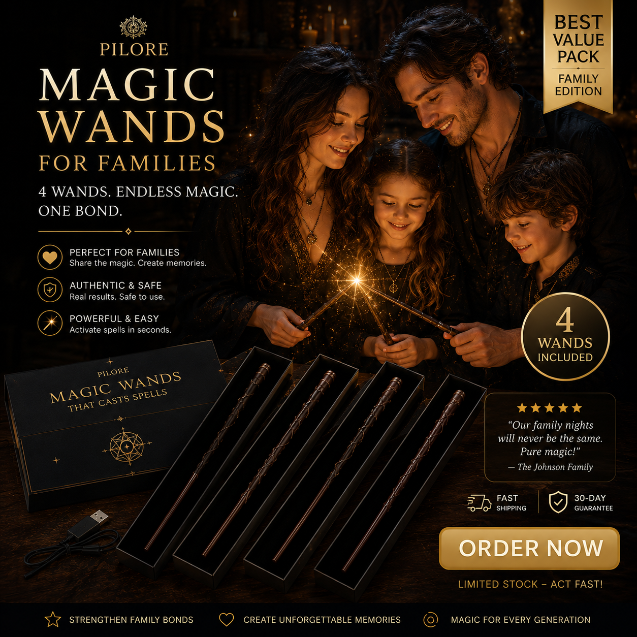 Meet PILORE™ FlameWand, the modern way to create unforgettable magic moments