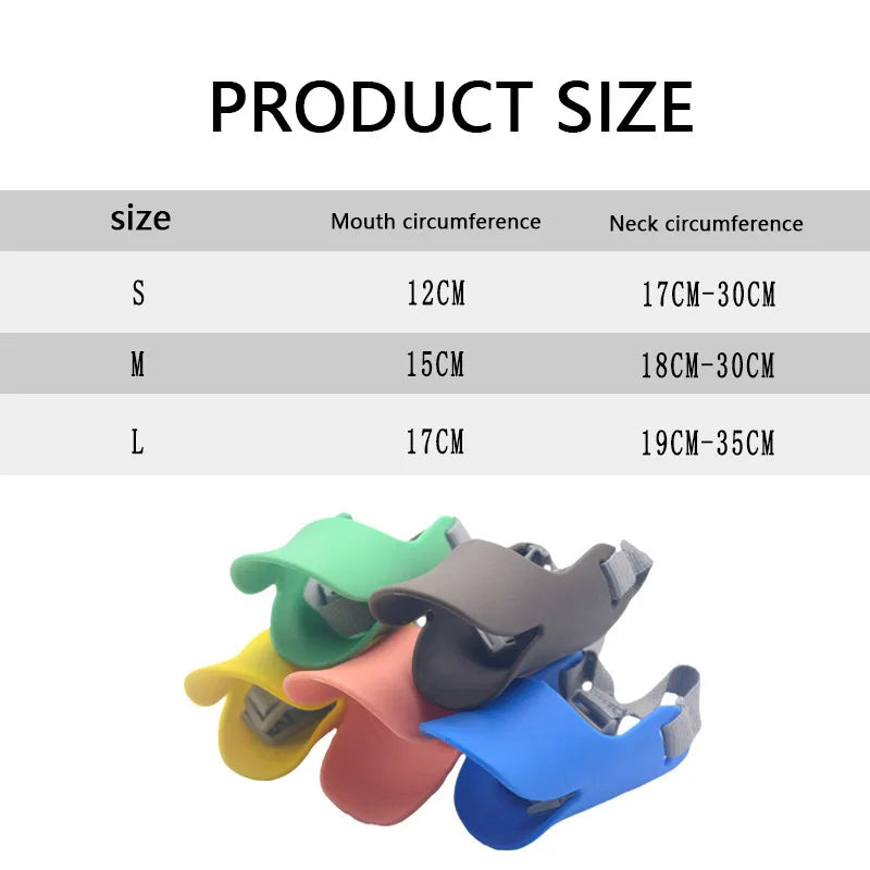 Dog Silicone Duck  Mask
