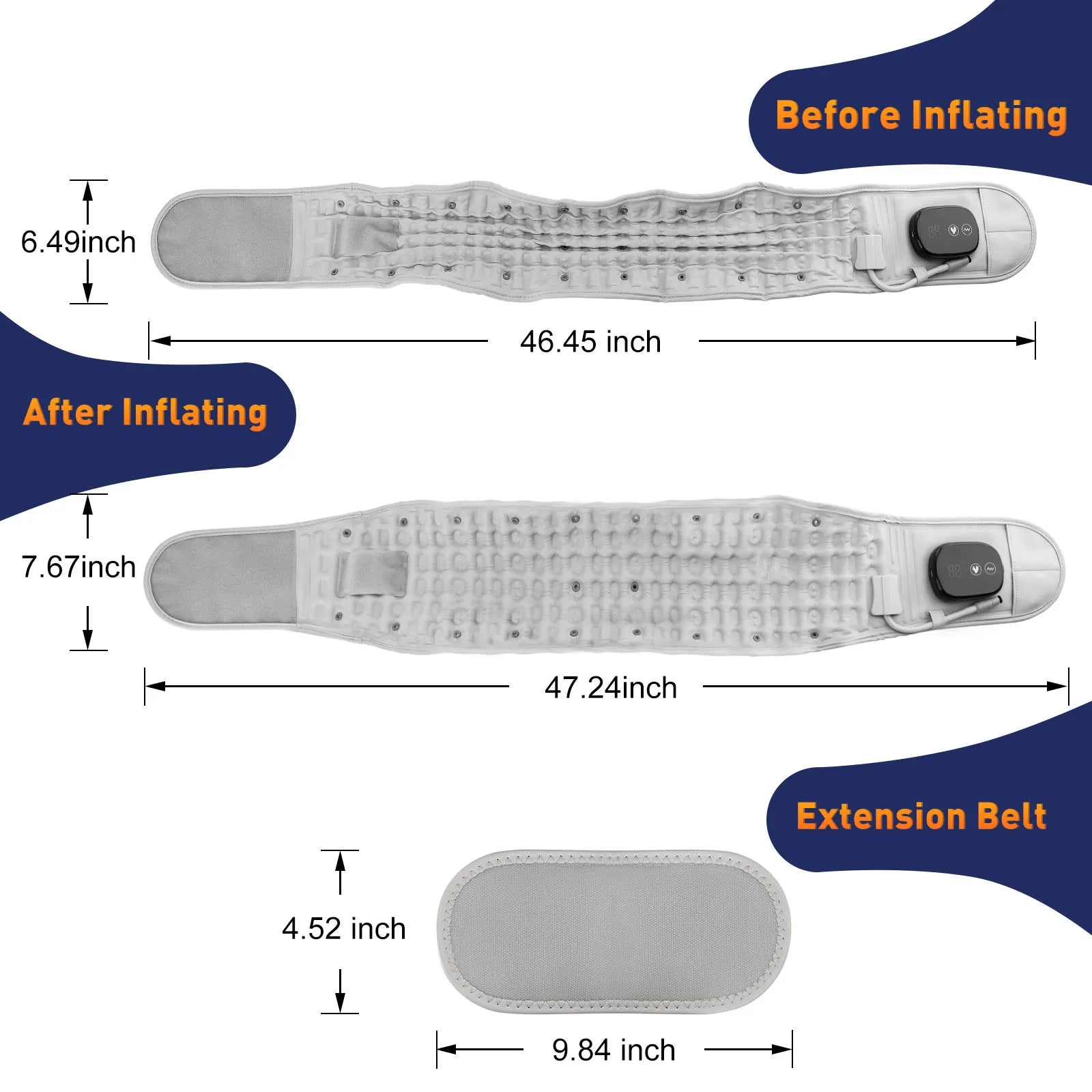 Heating Waist Massager Belts