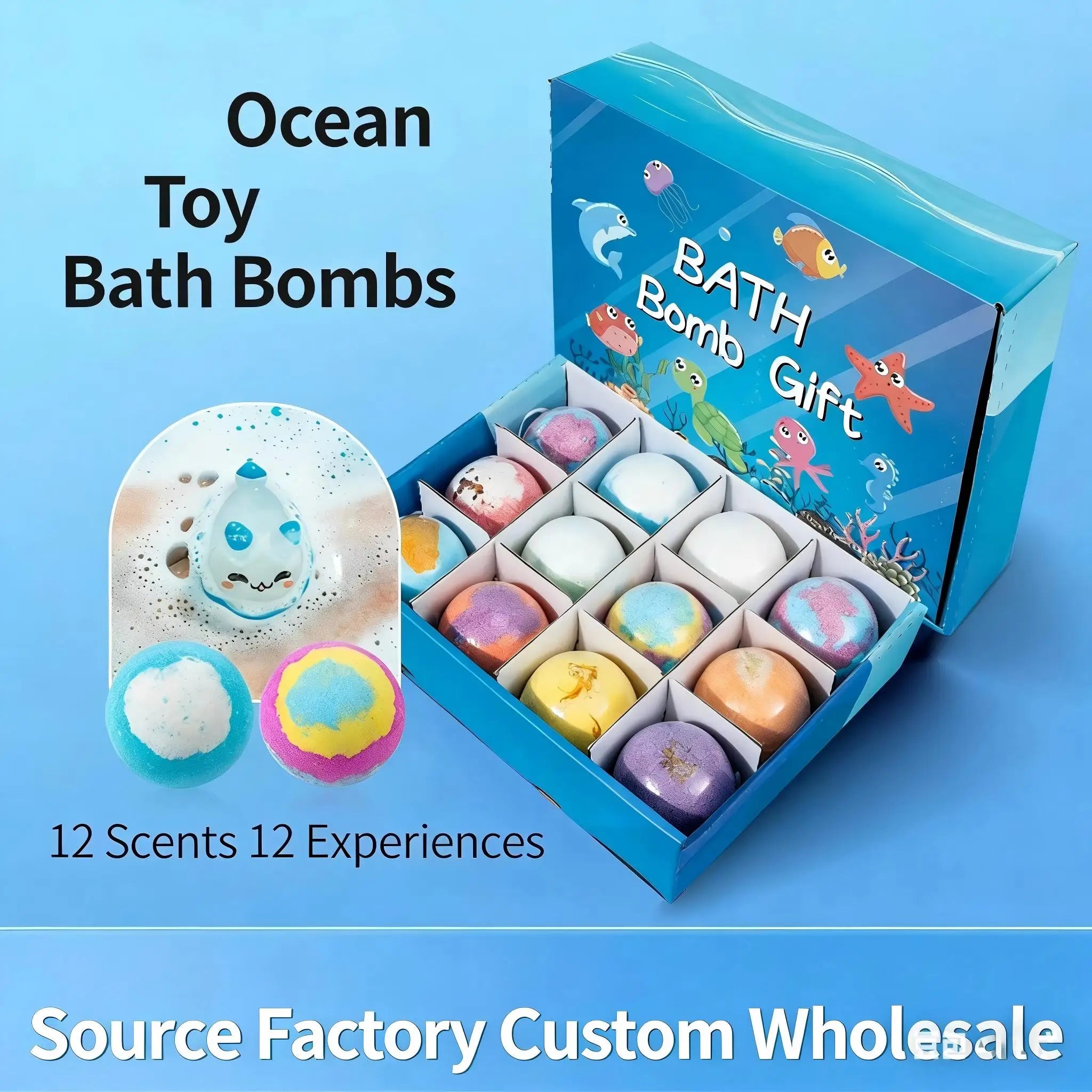 Pilore™ Easter Surprise Bath Bombs
WITH TOYS for KIDS