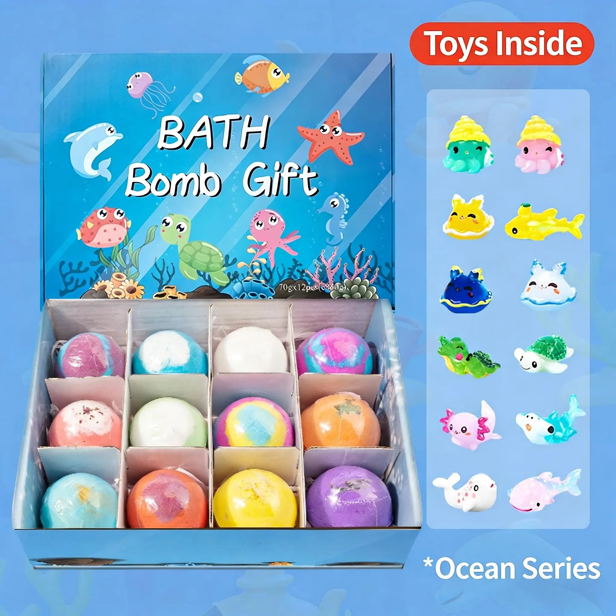 Pilore™ Easter Surprise Bath Bombs
WITH TOYS for KIDS