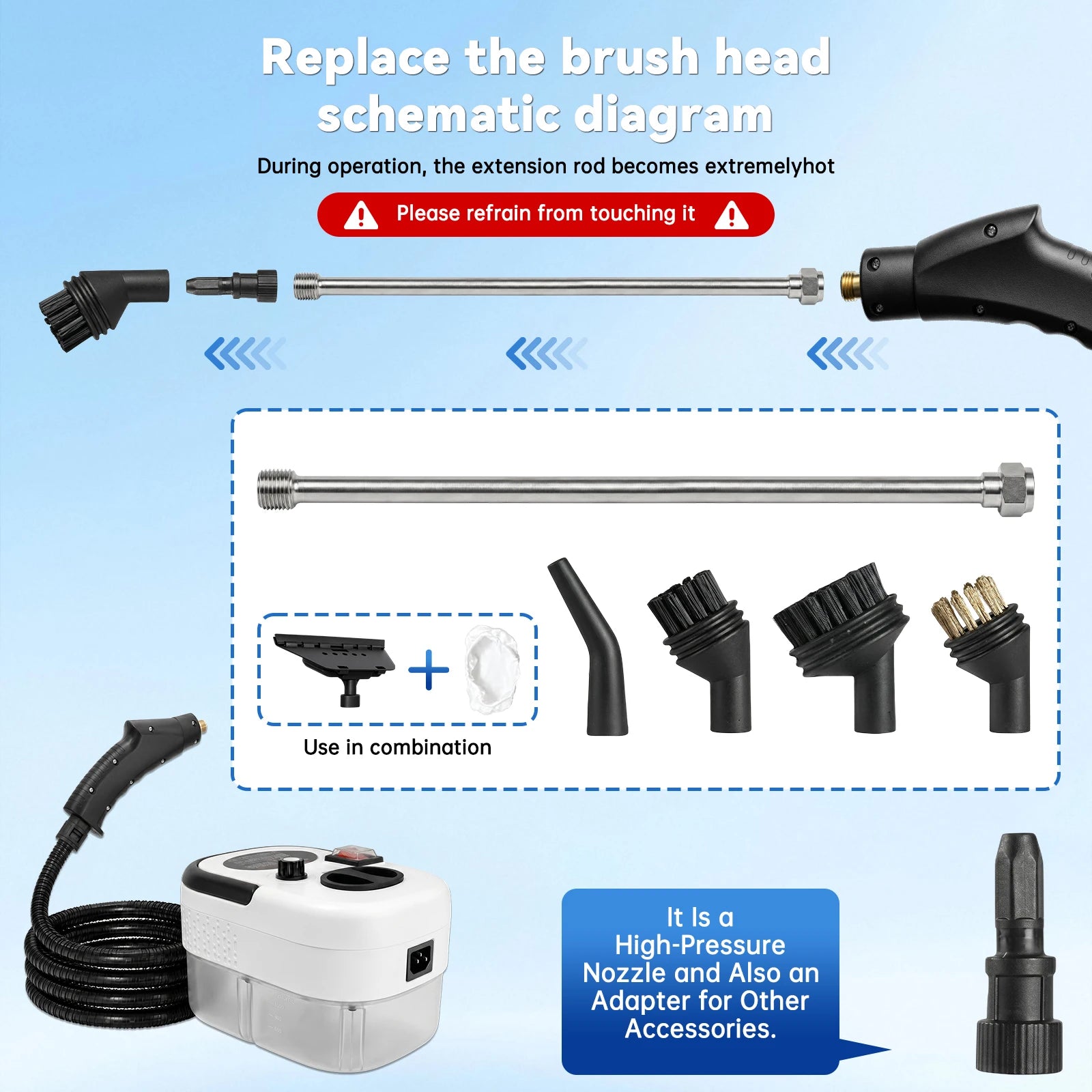 Pilore™ Premium Steam Cleaner