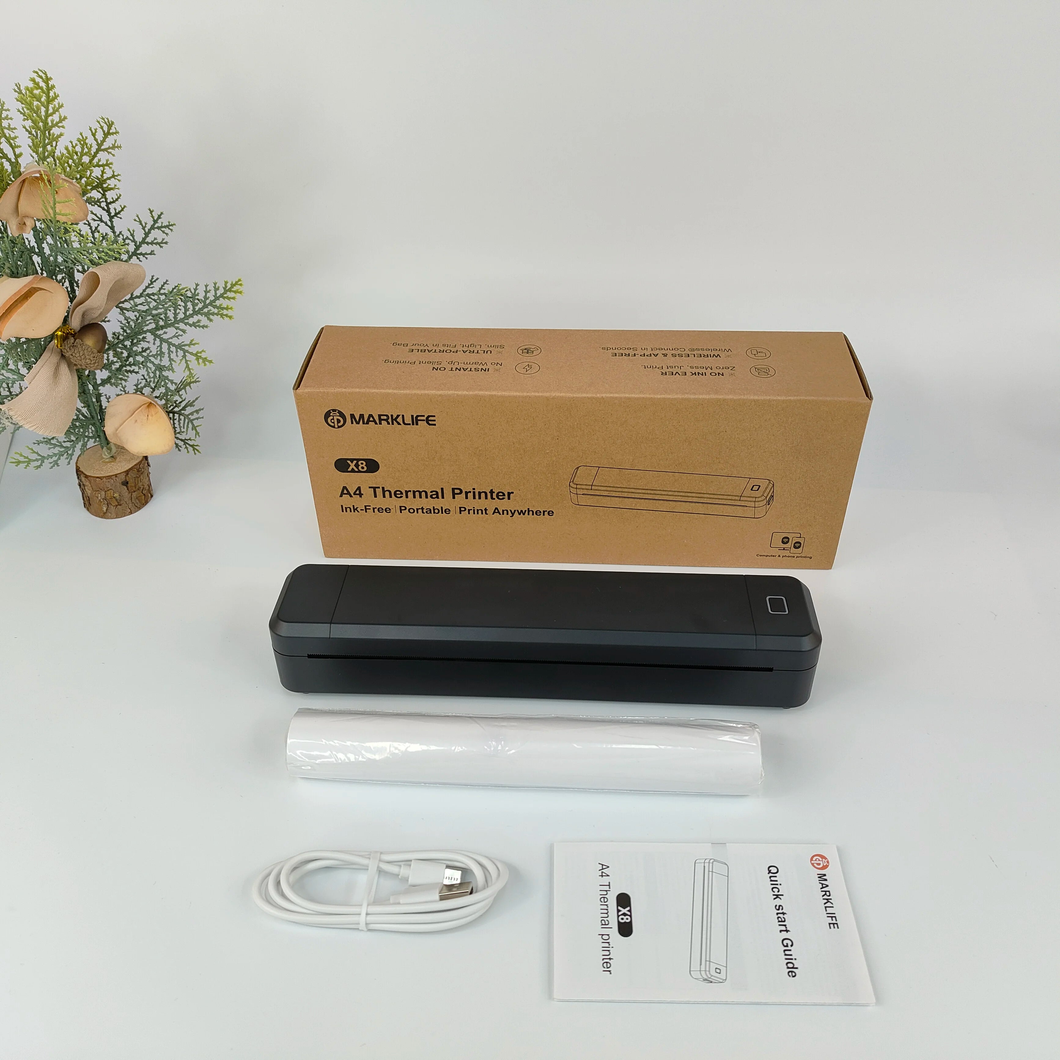 Mini A4 Thermal Printer Bluetooth