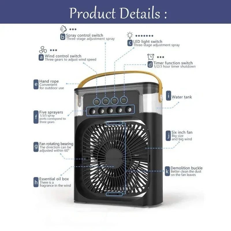 3 In 1 Fan air Conditioner