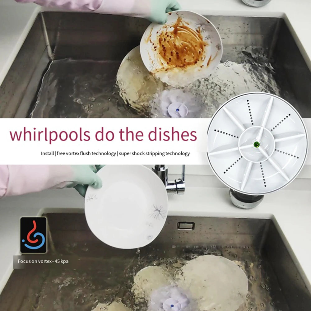 Kitchen Wireless Mini Dishwashers