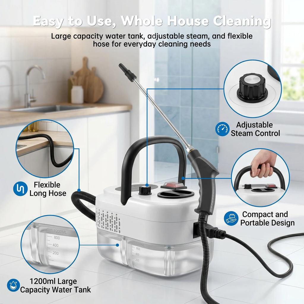 Pilore™ Premium Steam Cleaner