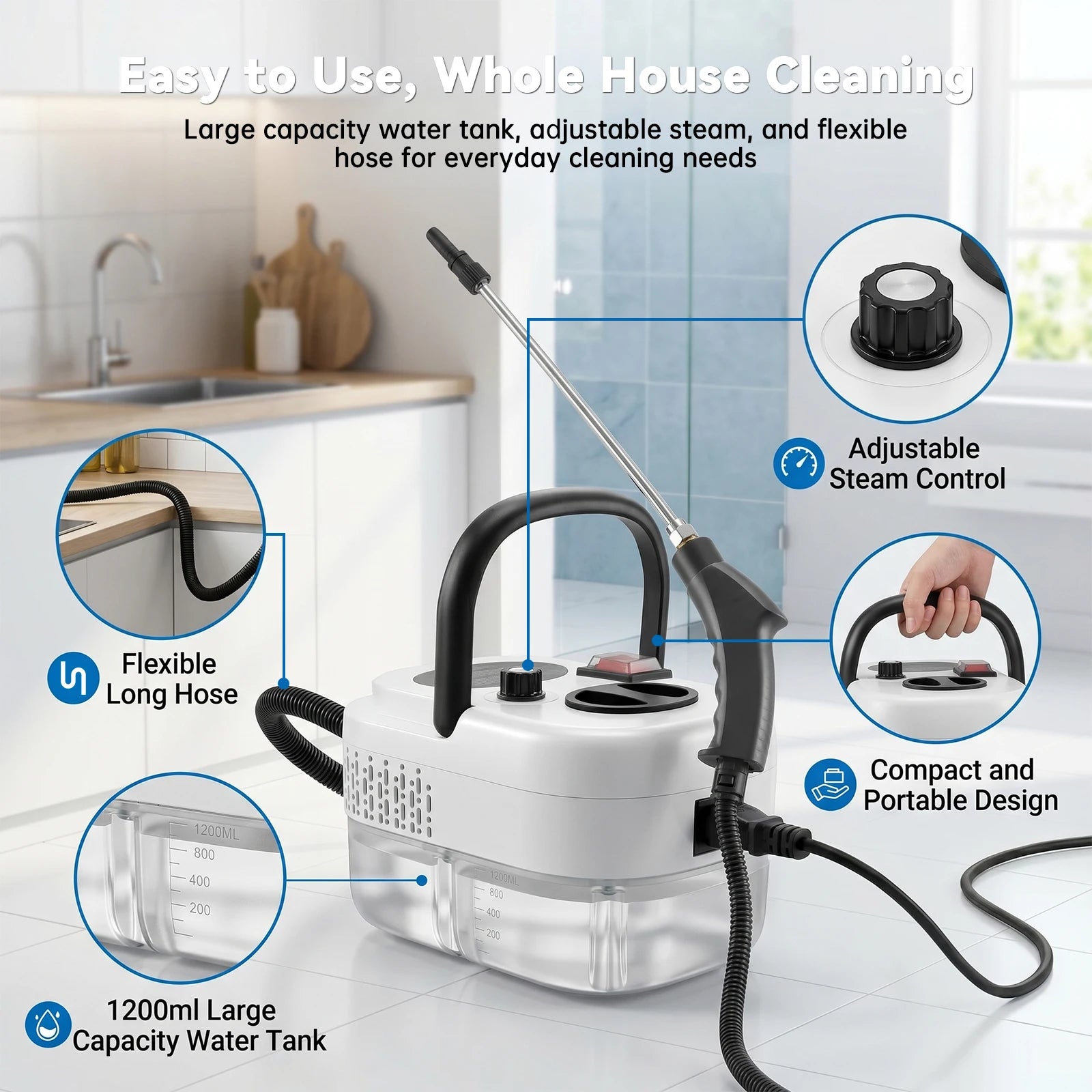 Pilore™ Premium Steam Cleaner