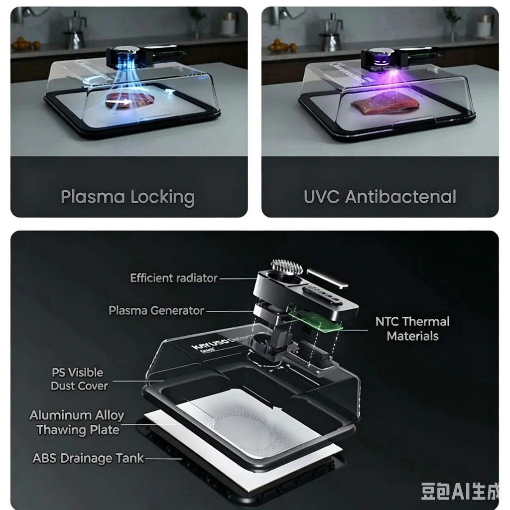 Defrost Tray Fast Steak Thawing Fresh Keeping Household Tool