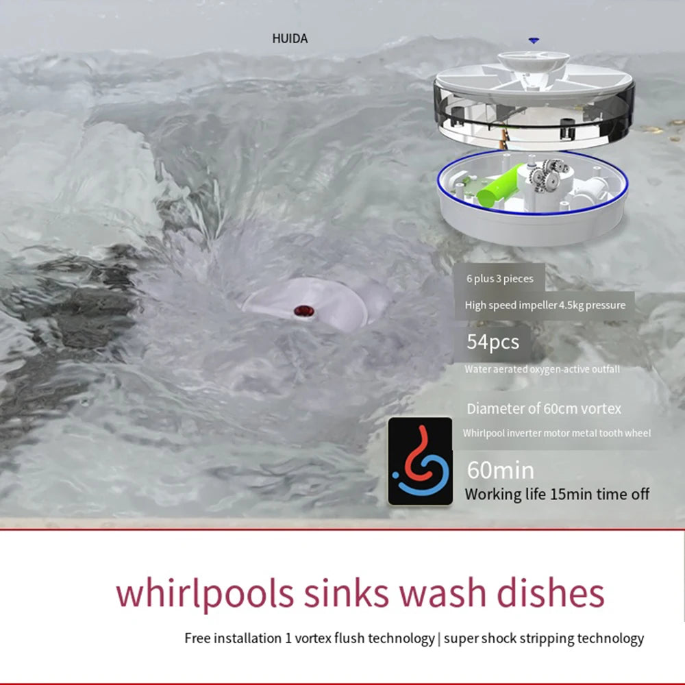 Kitchen Wireless Mini Dishwashers