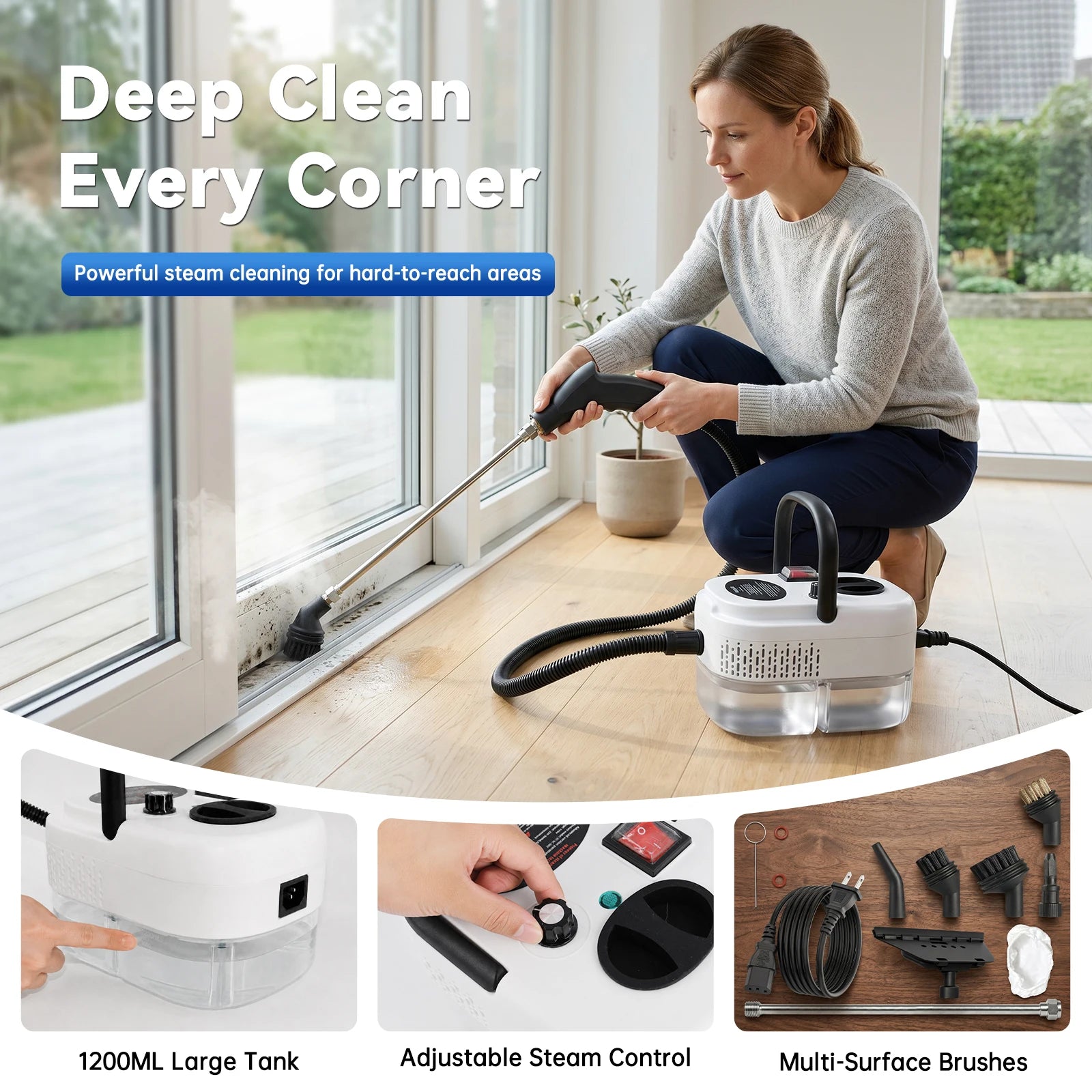 Pilore™ Premium Steam Cleaner