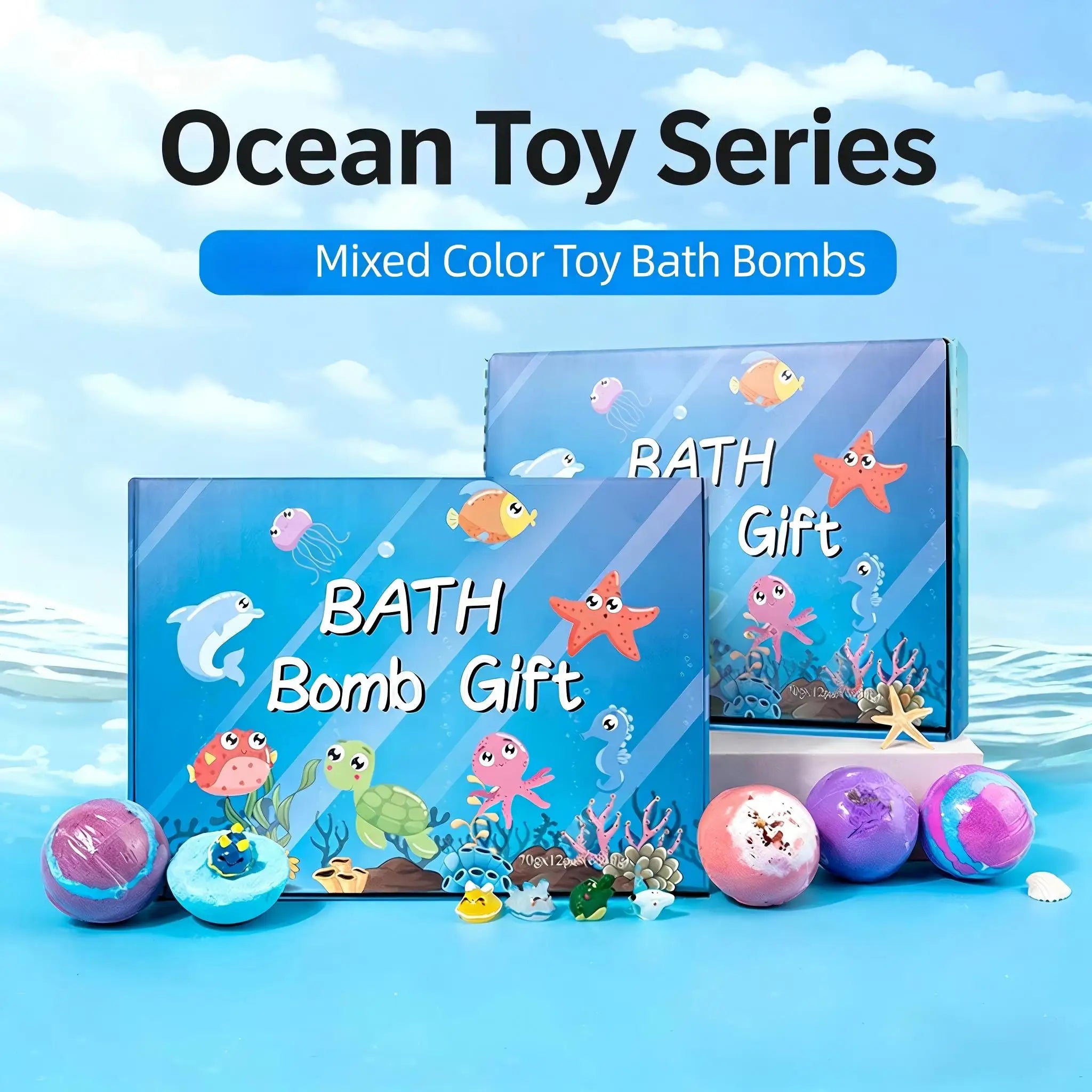 Pilore™ Easter Surprise Bath Bombs
WITH TOYS for KIDS